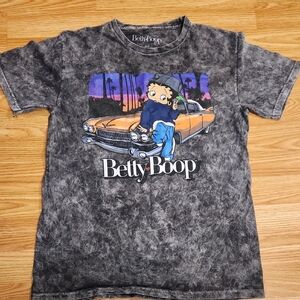 Betty Boop Kids Black Graphic Tee